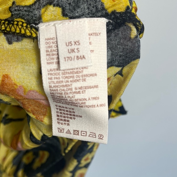 Free People NWT Love Letter Floral Tunic Boho Oversized Blouse Top Dress XS - Picture 13 of 16